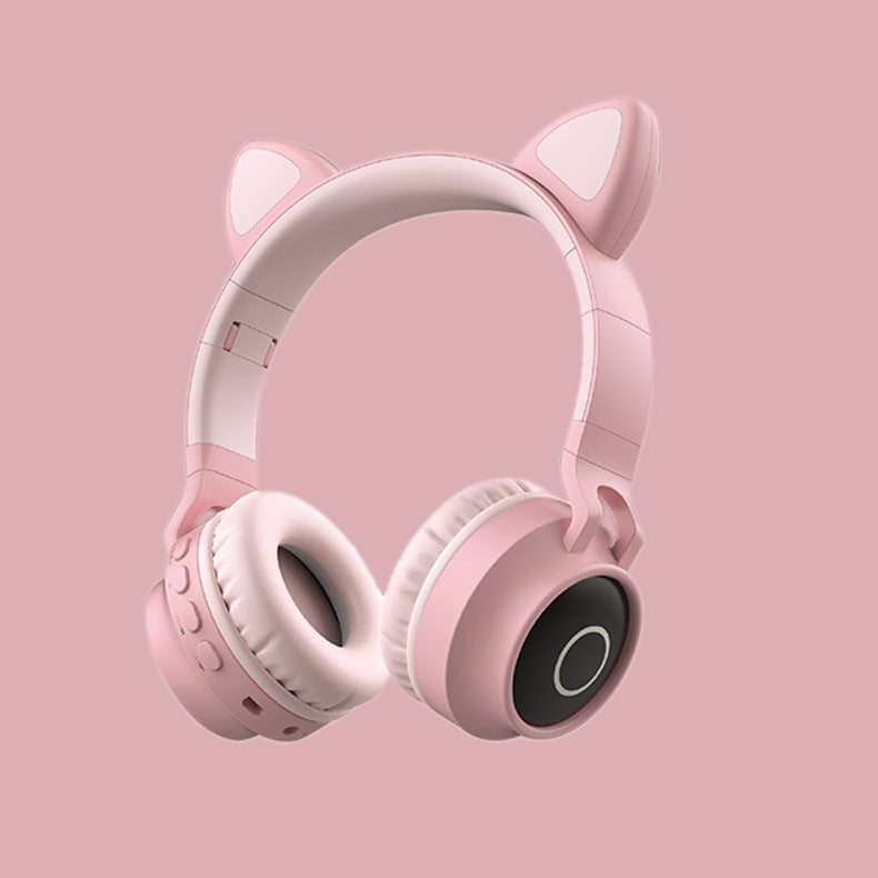 LED Light Cat Ear Headphones Wireless Bluetooth 5.0 Headset - The Tech Heaven