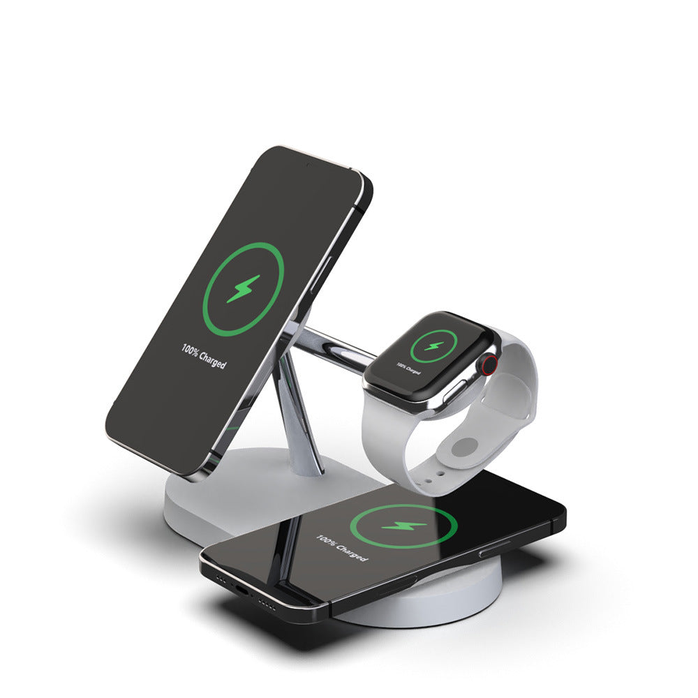 Multifunctional Five-In-One Magnetic Wireless Charger - The Tech Heaven