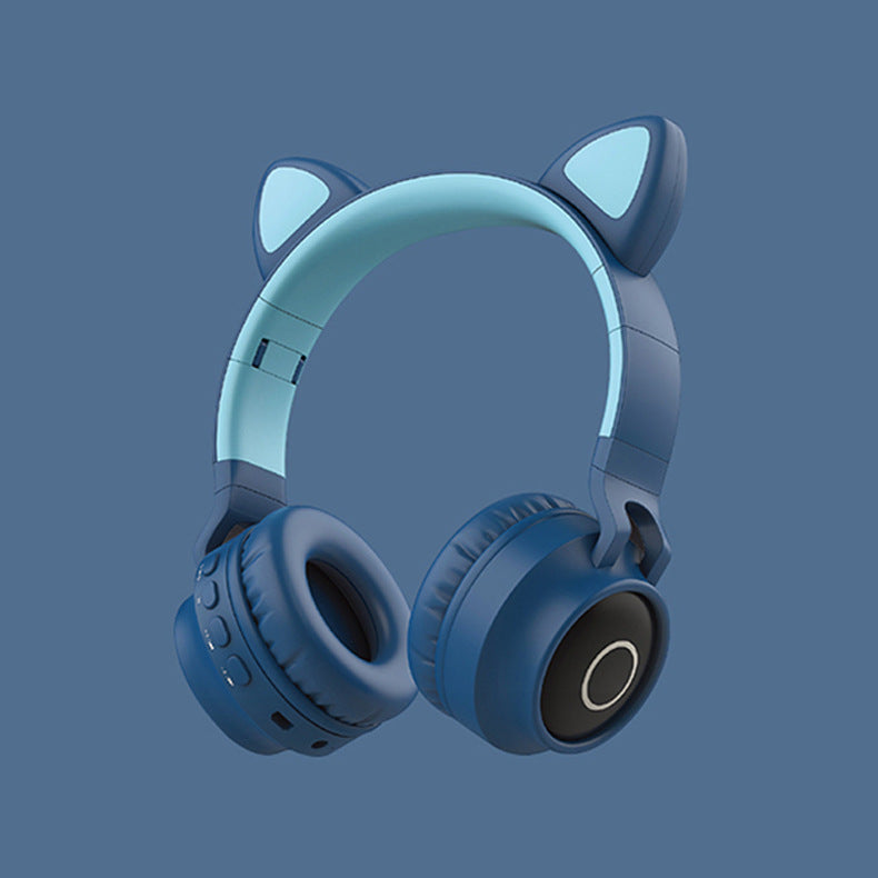 LED Light Cat Ear Headphones Wireless Bluetooth 5.0 Headset - The Tech Heaven
