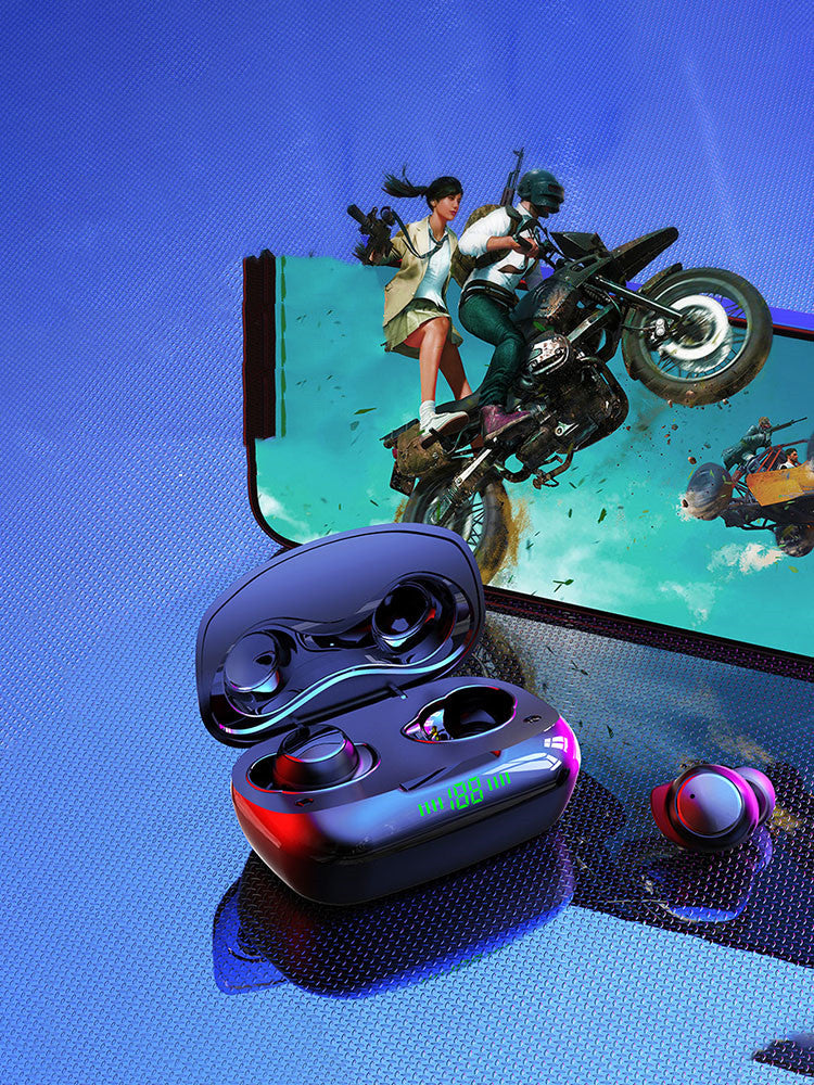 Bluetooth Headset Sports To Work Earbuds Running Binaural - The Tech Heaven