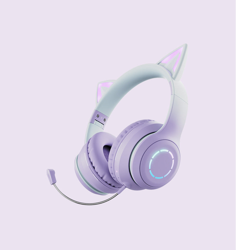 New Cat Ear Luminous Electric Competition Wireless Headphone - The Tech Heaven