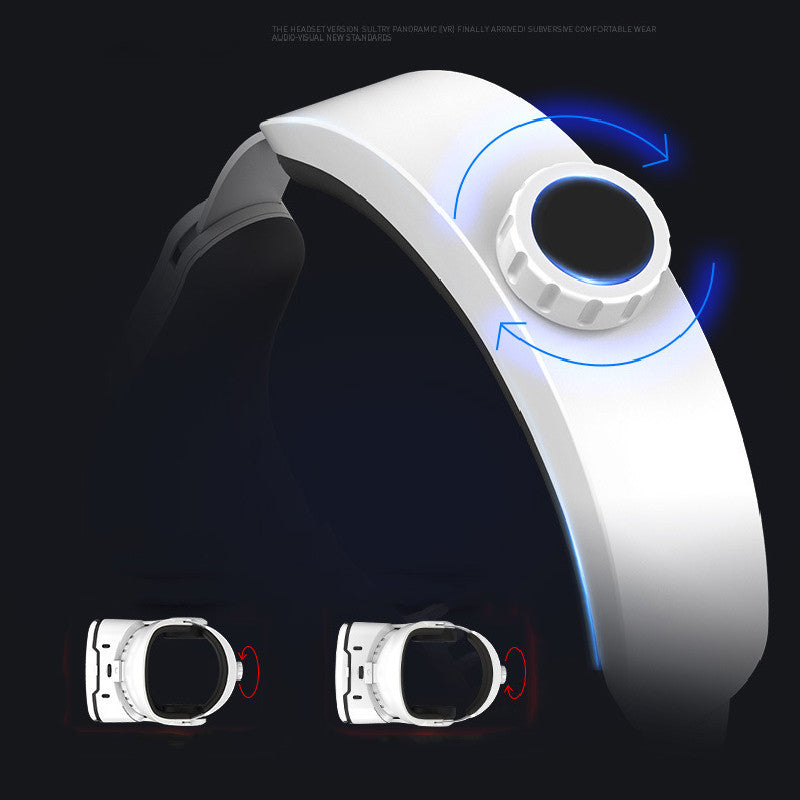 Head-mounted Adjustable HD VR Glasses With Headset - The Tech Heaven