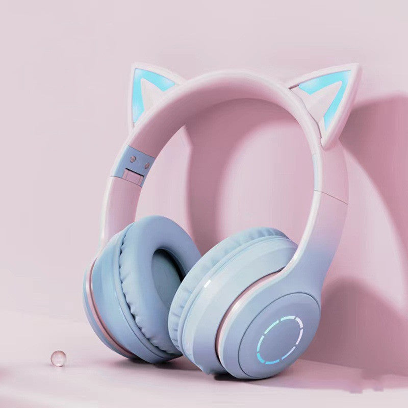 New Cat Ear Luminous Electric Competition Wireless Headphone - The Tech Heaven