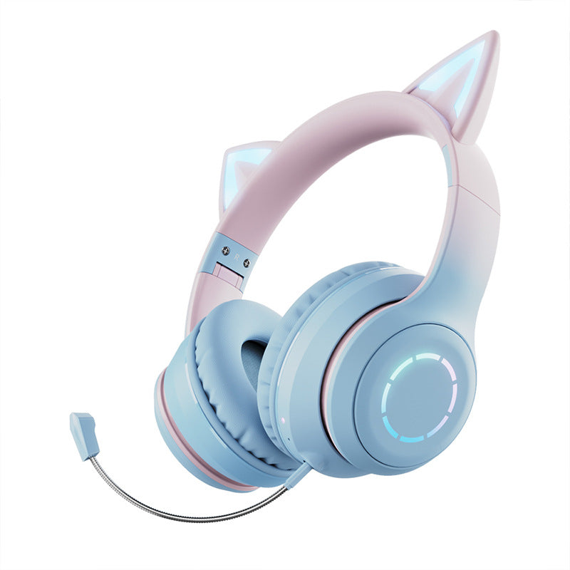New Cat Ear Luminous Electric Competition Wireless Headphone - The Tech Heaven