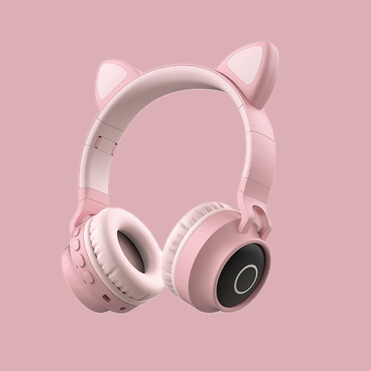 LED Light Cat Ear Headphones Wireless Bluetooth 5.0 Headset - The Tech Heaven