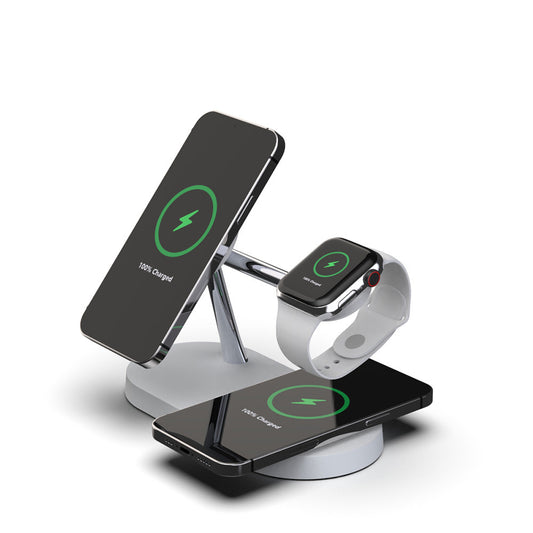 Multifunctional Five-In-One Magnetic Wireless Charger - The Tech Heaven