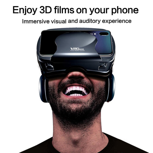 VR Helmet 3D Glasses Virtual Reality Support - The Tech Heaven